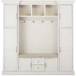 Home Decorators Collection Royce Mudroom Set in White