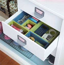 Drawer Organizer for Mudroom Locker
