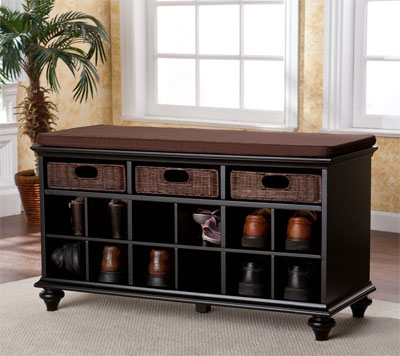 Chelmsford Entryway Shoe Storage Bench