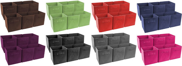 Sorbus Collapsible Storage Baskets in Multiple Colors