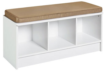 Mudroom 3-Cubby Storage Bench