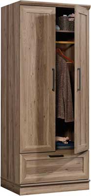 Sauder Homeplus Wardrobe for Entryway Storage, Shoes, Coats, Bags