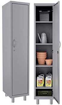 Steel Mudroom Storage Locker with 5 Shelves and Lockable Door